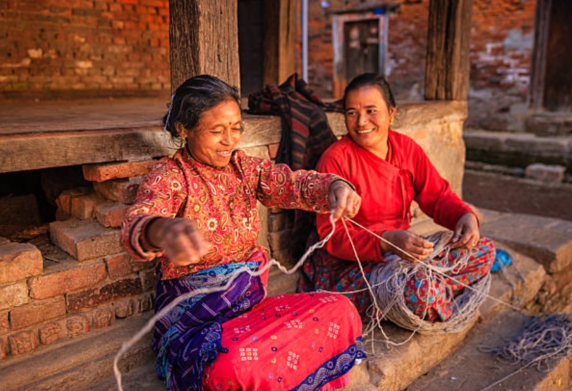 ein Kastensystem in Nepal, das nicht schön ist